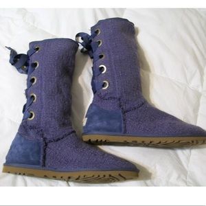 Uggs orchid women’s ribbon boots sz 7